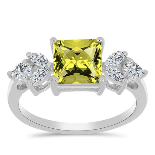 BUY 925 SILVER NATURAL LEMON TOPAZ GEMSTONE RING